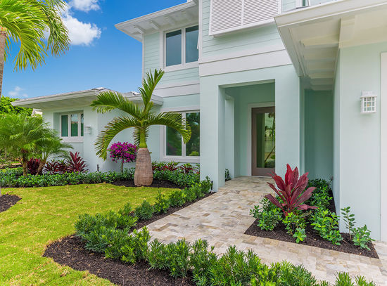 front yard of 168 beacon lane