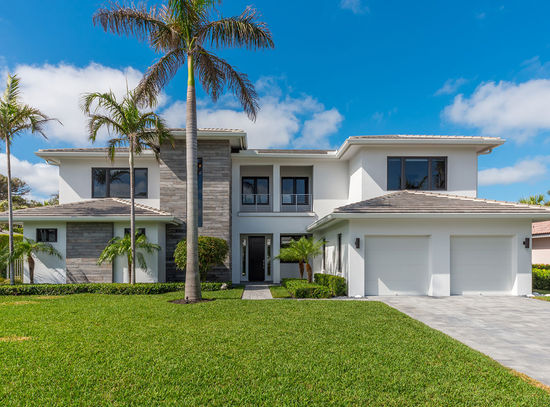 frontal view of house